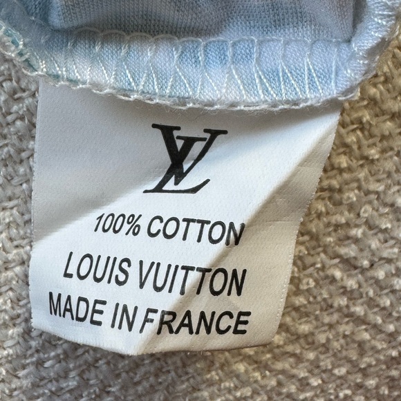 Faux but Fabulous Louis Vuitton Multicolor Psychedelic Monogram T-shirt. Size L - Picture 7 of 9